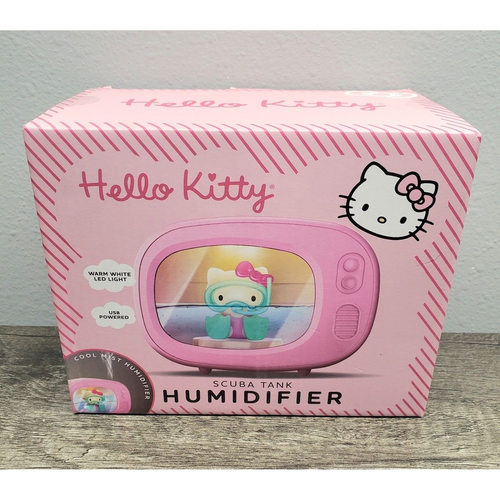 Hello Kitty Scuba Tank Humidifier USB Powered White Light NIB